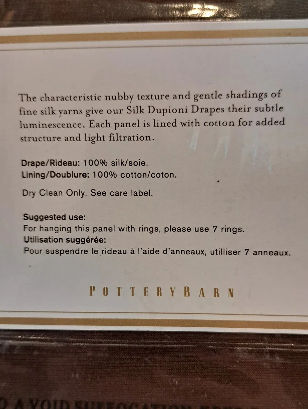 Pottery Barn new tags